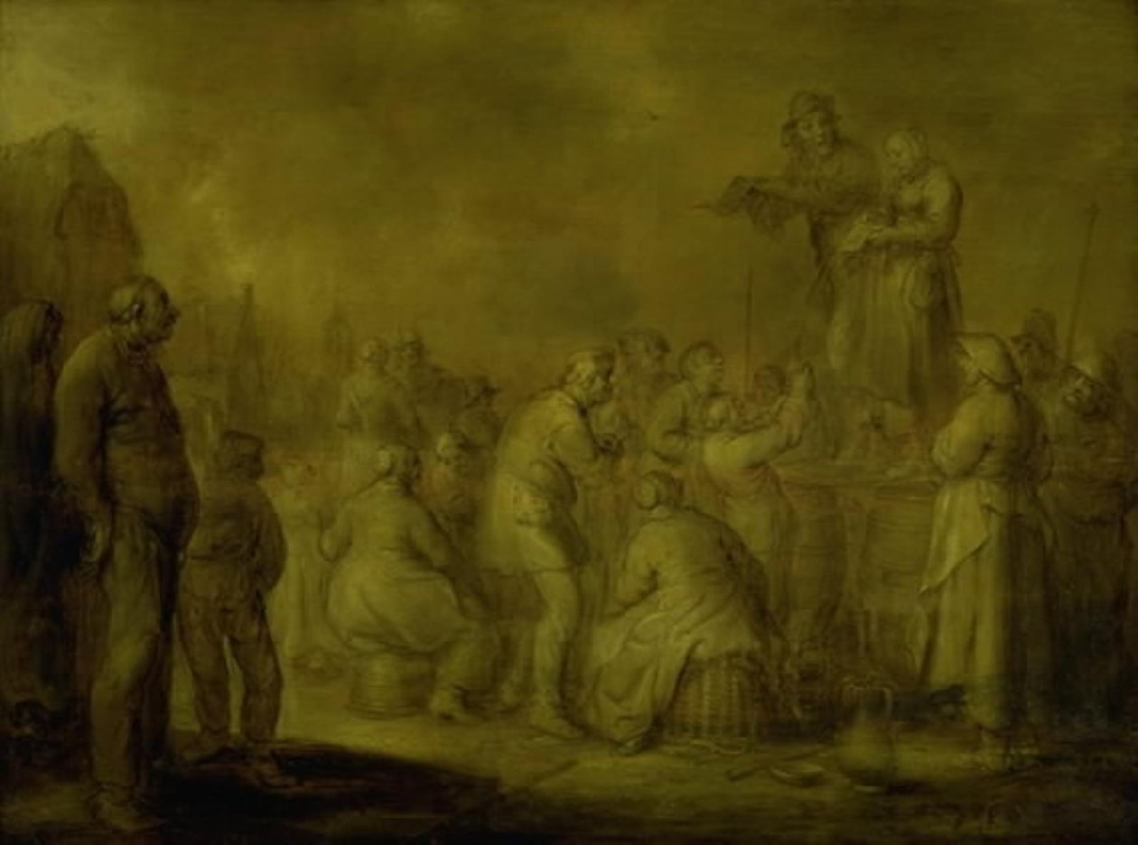 Cantores de rua de Adriaen Pietersz. van de Venne
