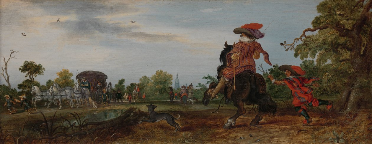 Verão (Saudação) de Adriaen Pietersz van de Venne