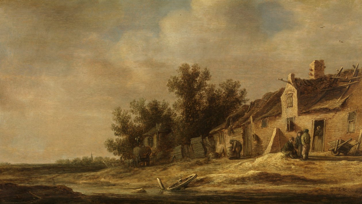 Paisagem (óleo sobre painel) de Adriaen Thomasz Key