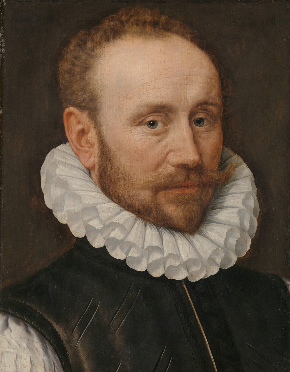 Retrato de um Homem de Adriaen Thomasz. Key