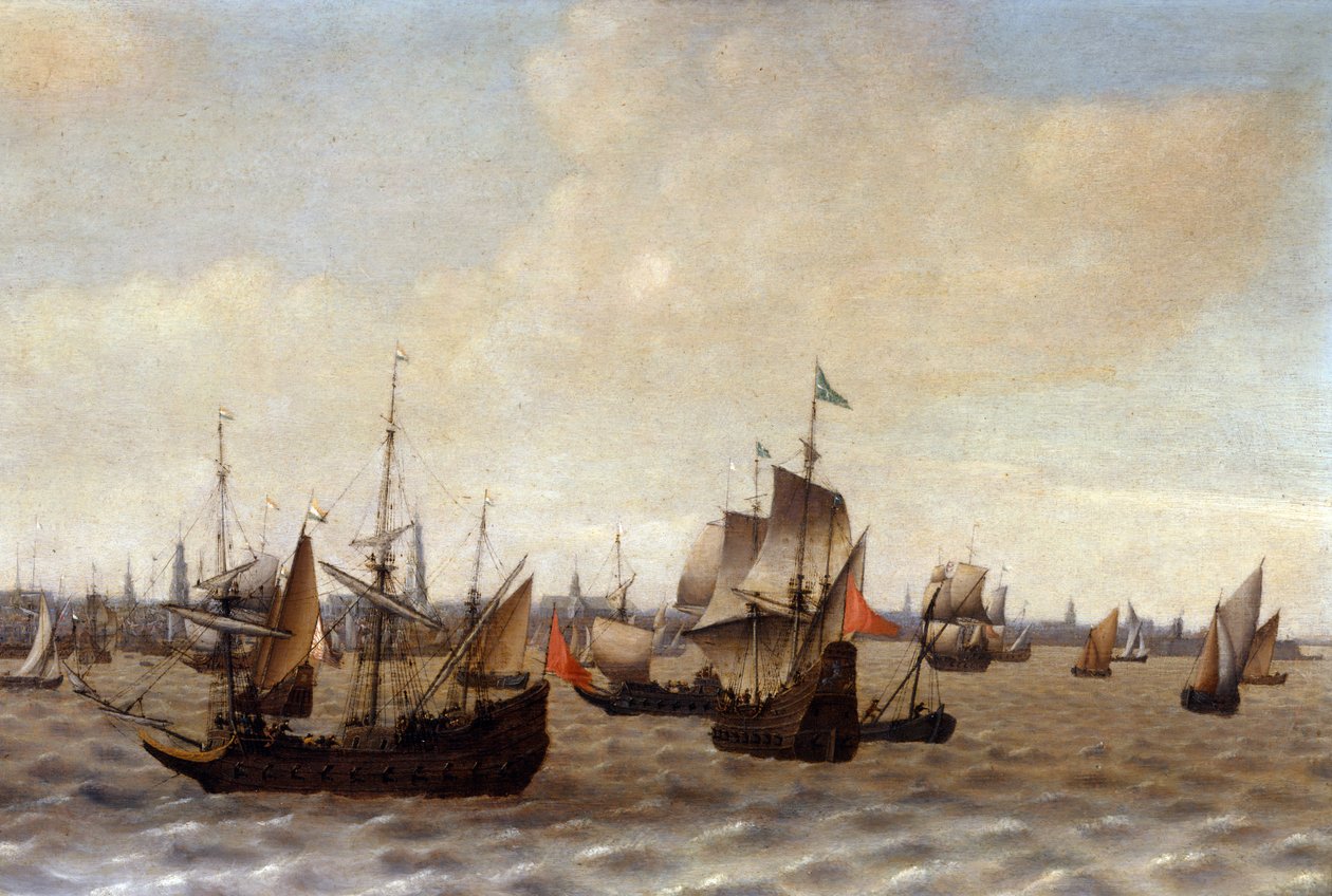 Transporte de Antuérpia (óleo sobre tela) de Adriaen van Diest