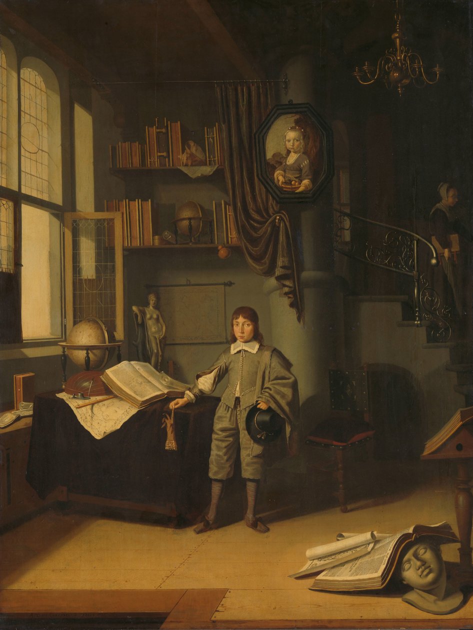 O Jovem num Estudo de Adriaen van Gaesbeeck