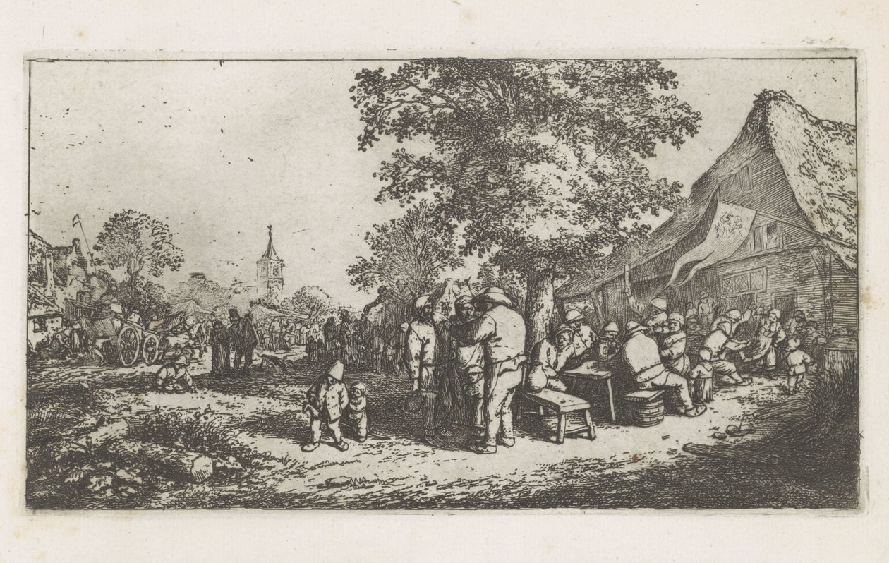 feira do agricultor de Adriaen van Ostade