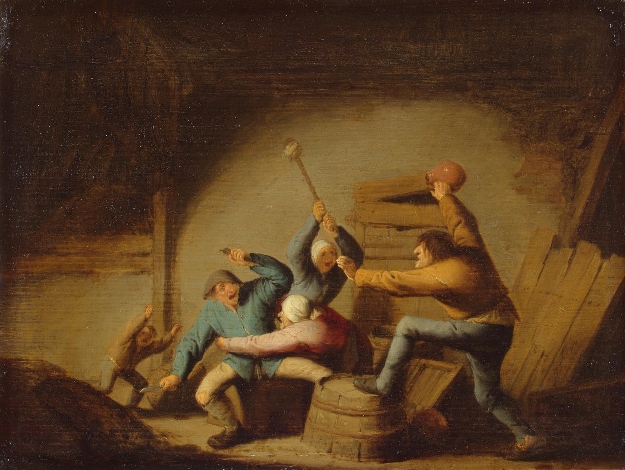 Brawl de Adriaen van Ostade