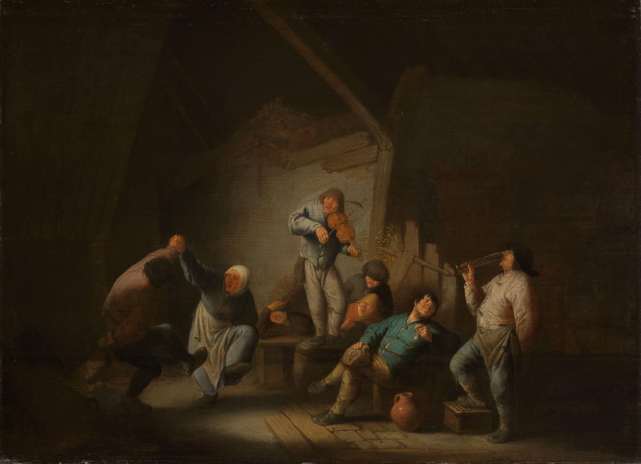 Casal Dançarino de Adriaen van Ostade