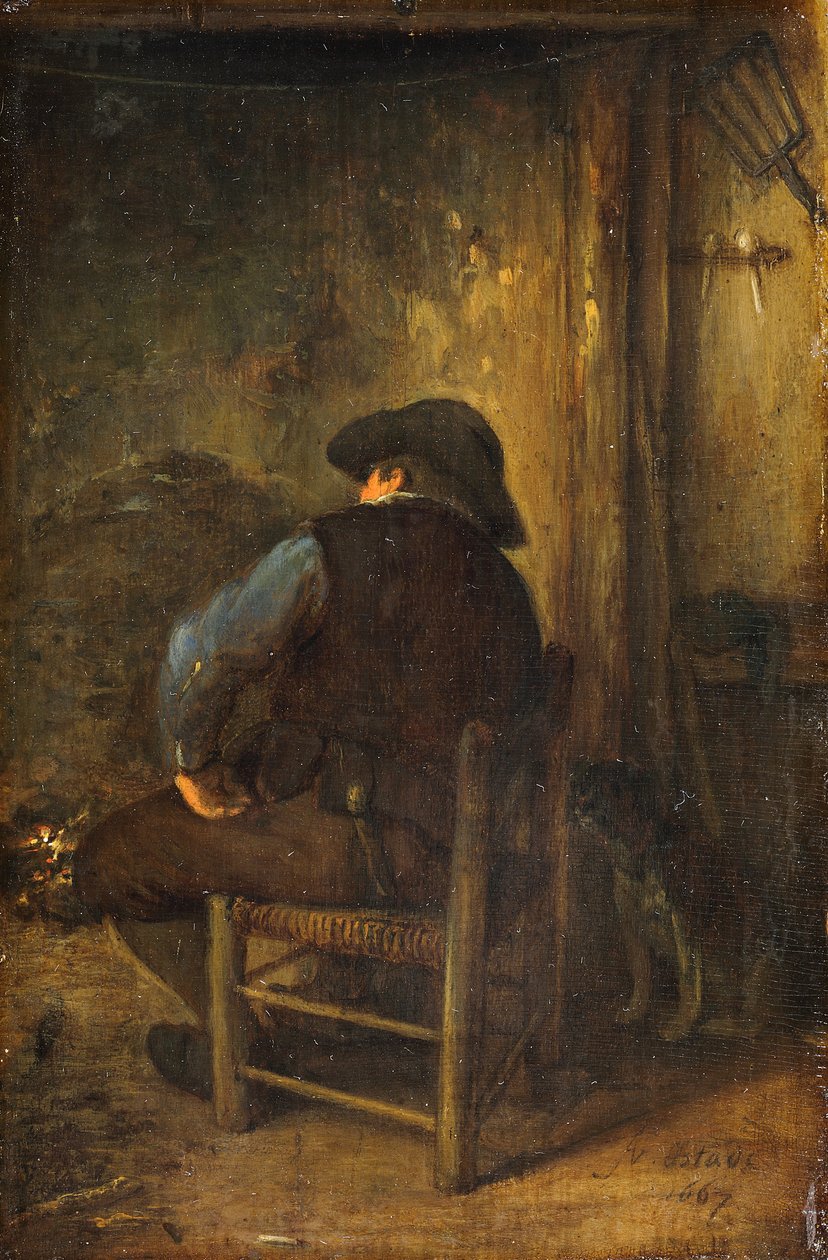 O fumador de Adriaen van Ostade