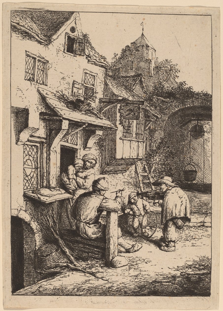 Violinista Corcunda de Adriaen van Ostade