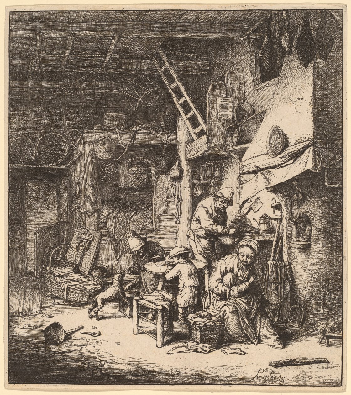 Família camponesa de Adriaen van Ostade