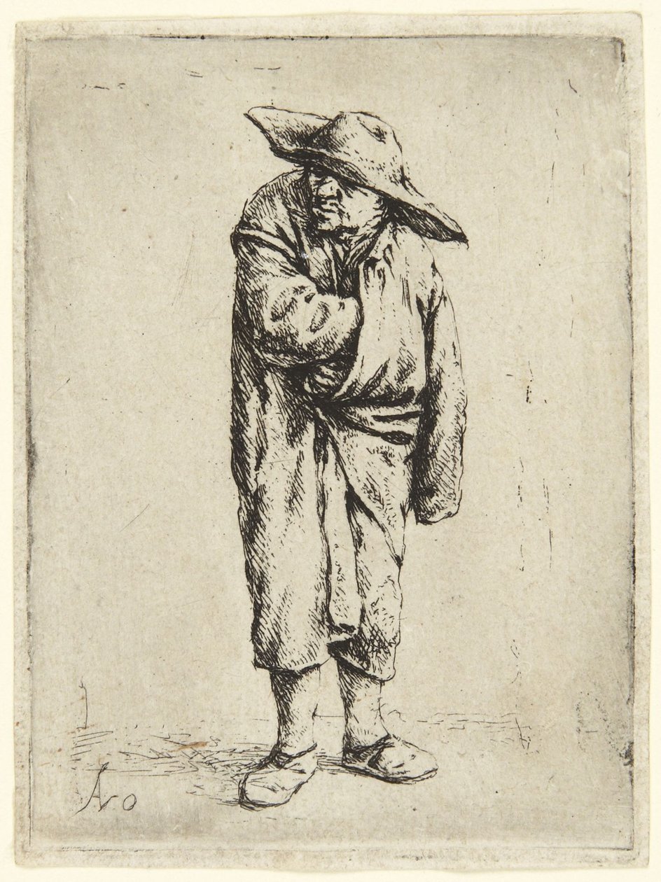 Camponês com chapéu de Adriaen van Ostade