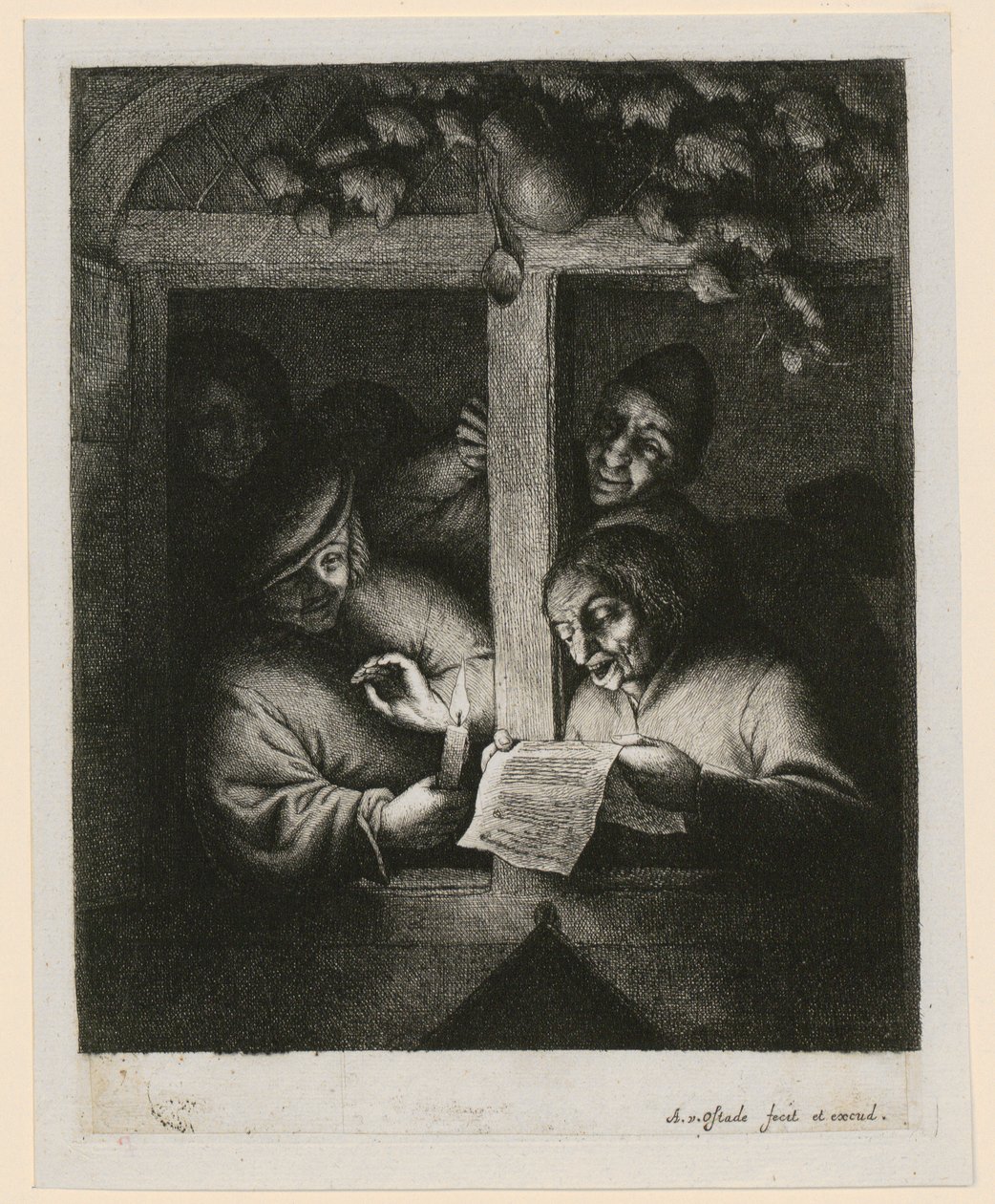 Cantor à janela de Adriaen van Ostade