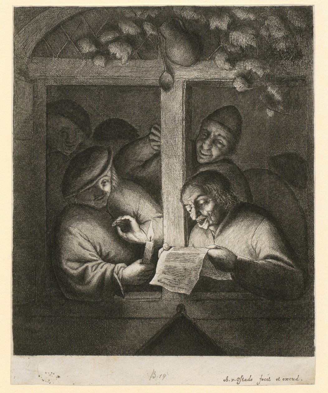 Cantor à janela de Adriaen van Ostade