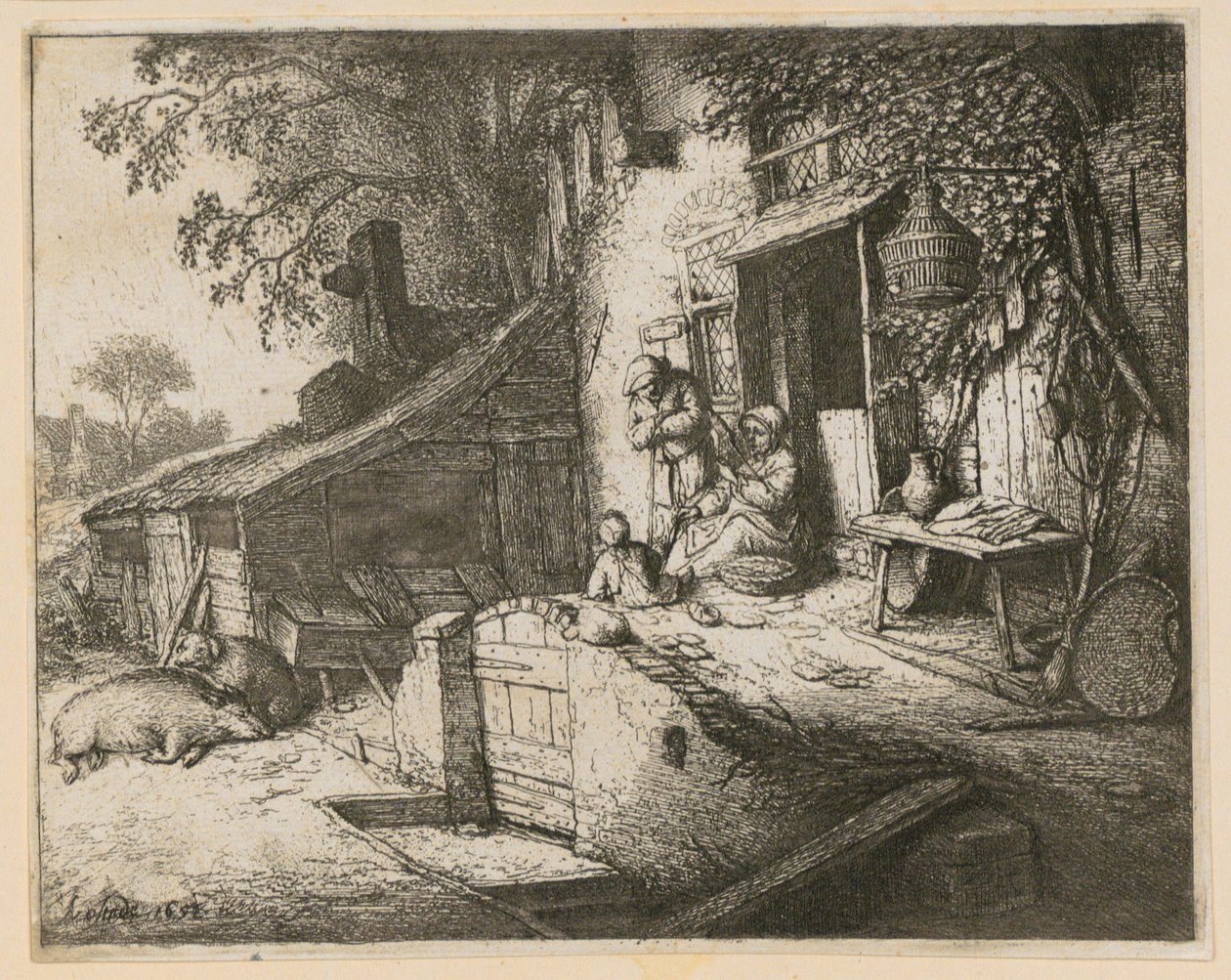 Fiandeira de Adriaen van Ostade