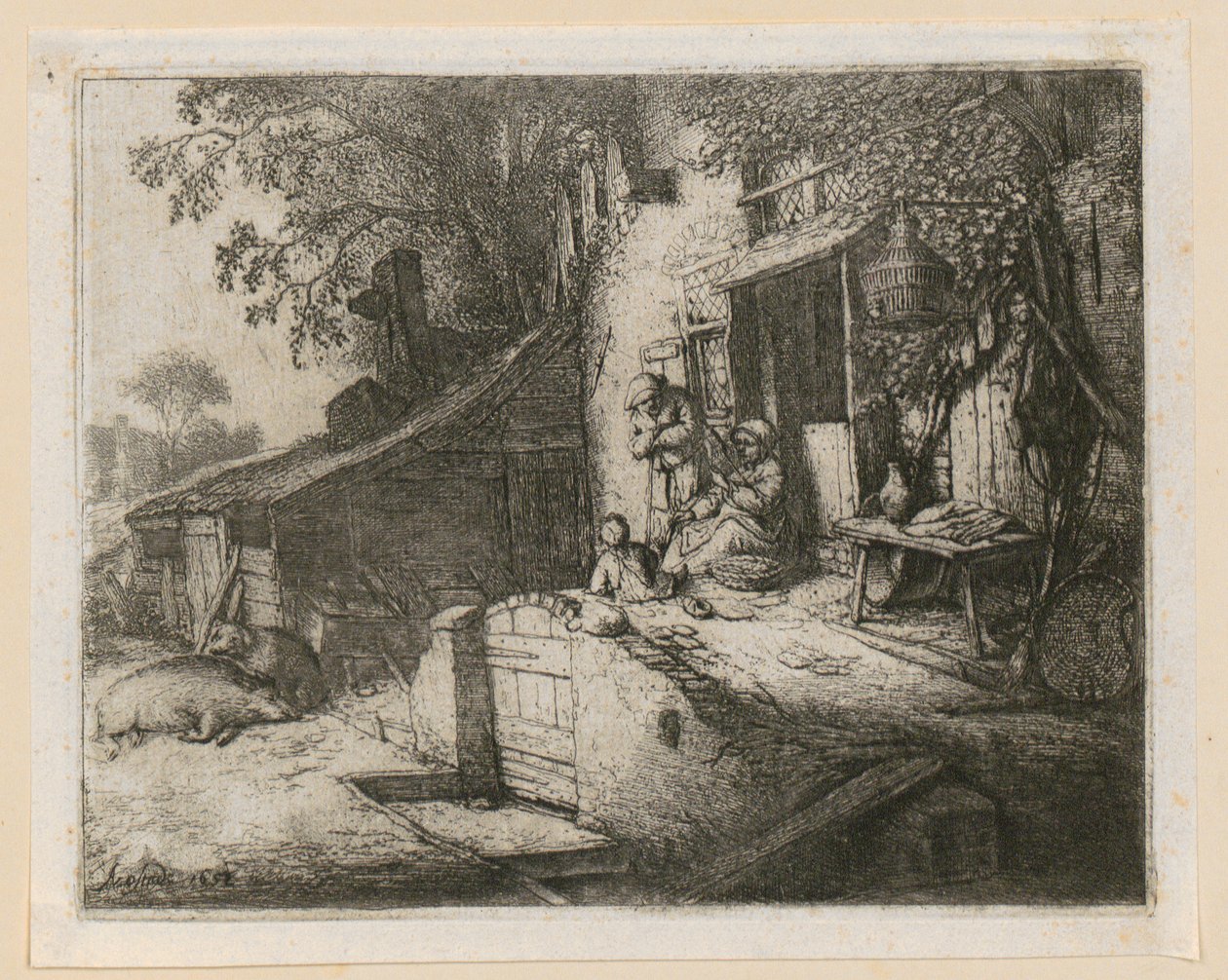 Fiandeira de Adriaen van Ostade