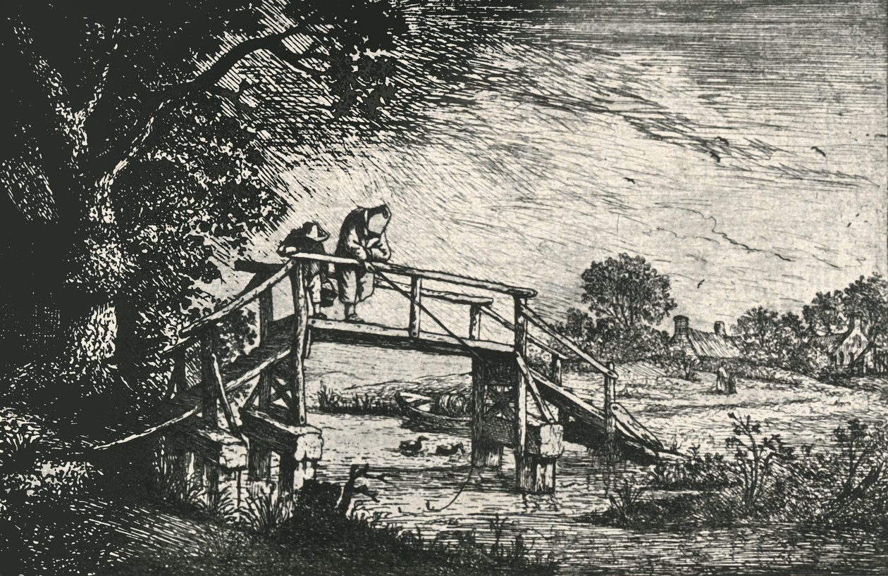 O Pescador, 1906. de Adriaen Jansz. van Ostade