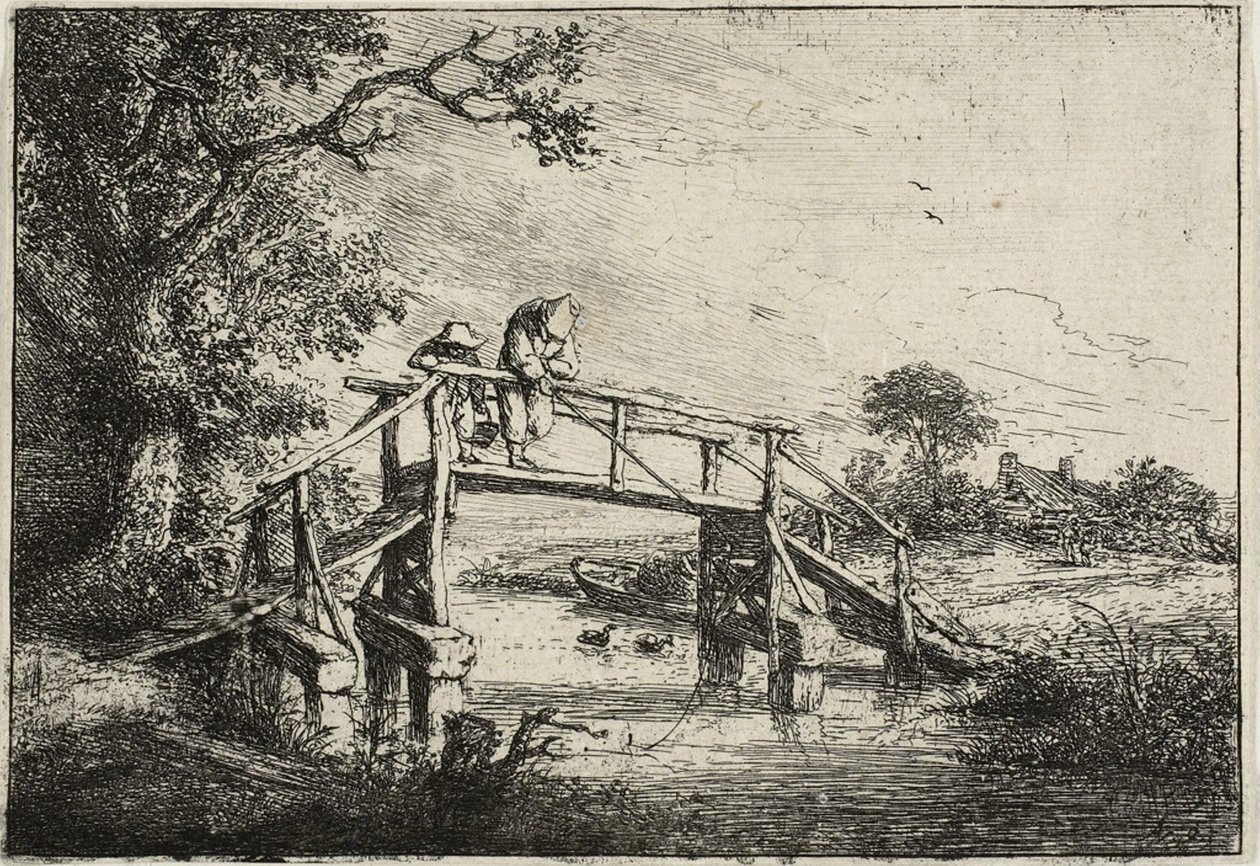 Os Pescadores de Adriaen van Ostade
