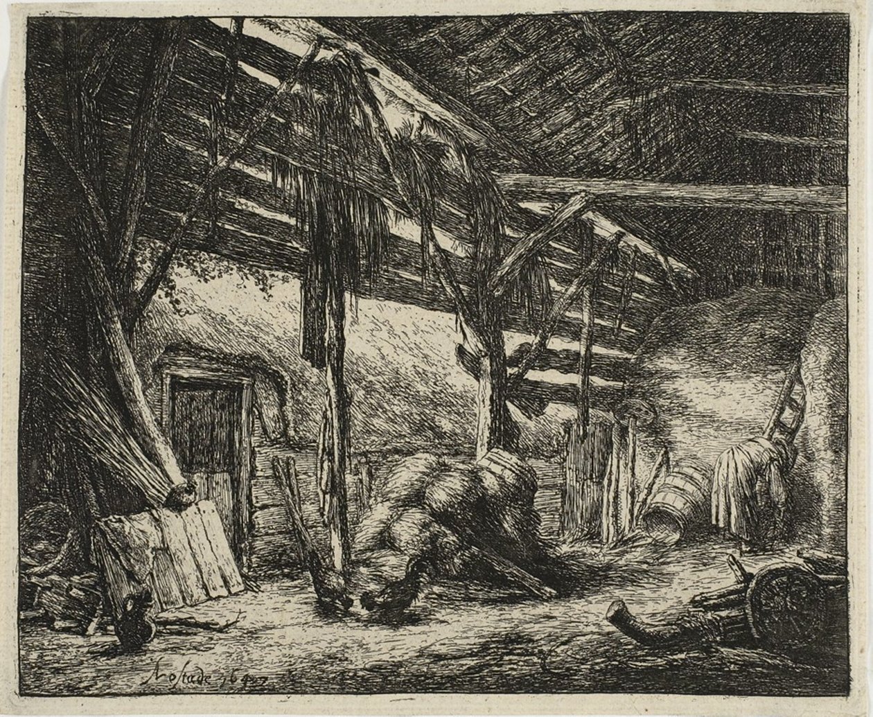 O celeiro de Adriaen van Ostade