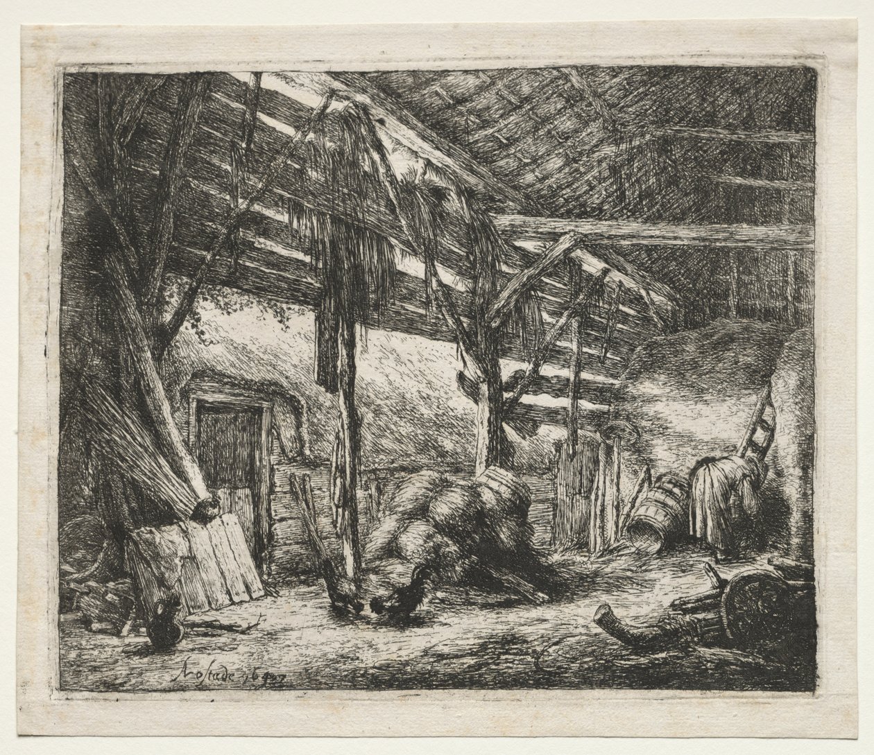 O celeiro de Adriaen van Ostade