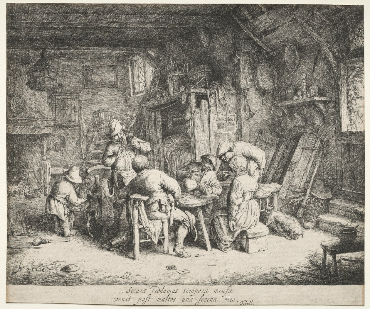 O café da manhã de Adriaen van Ostade