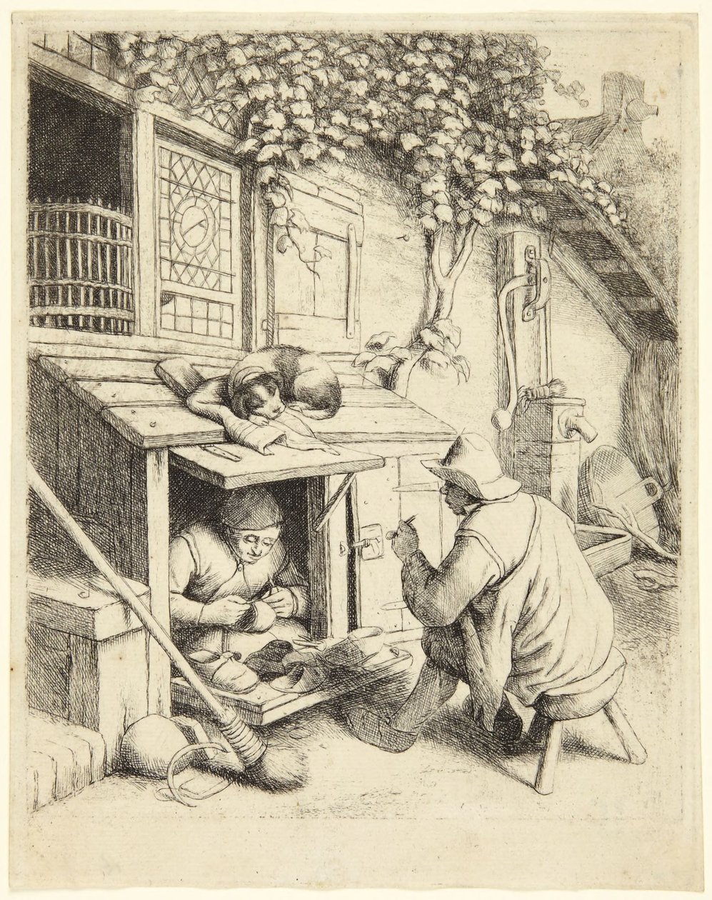 O Sapateiro de Adriaen van Ostade
