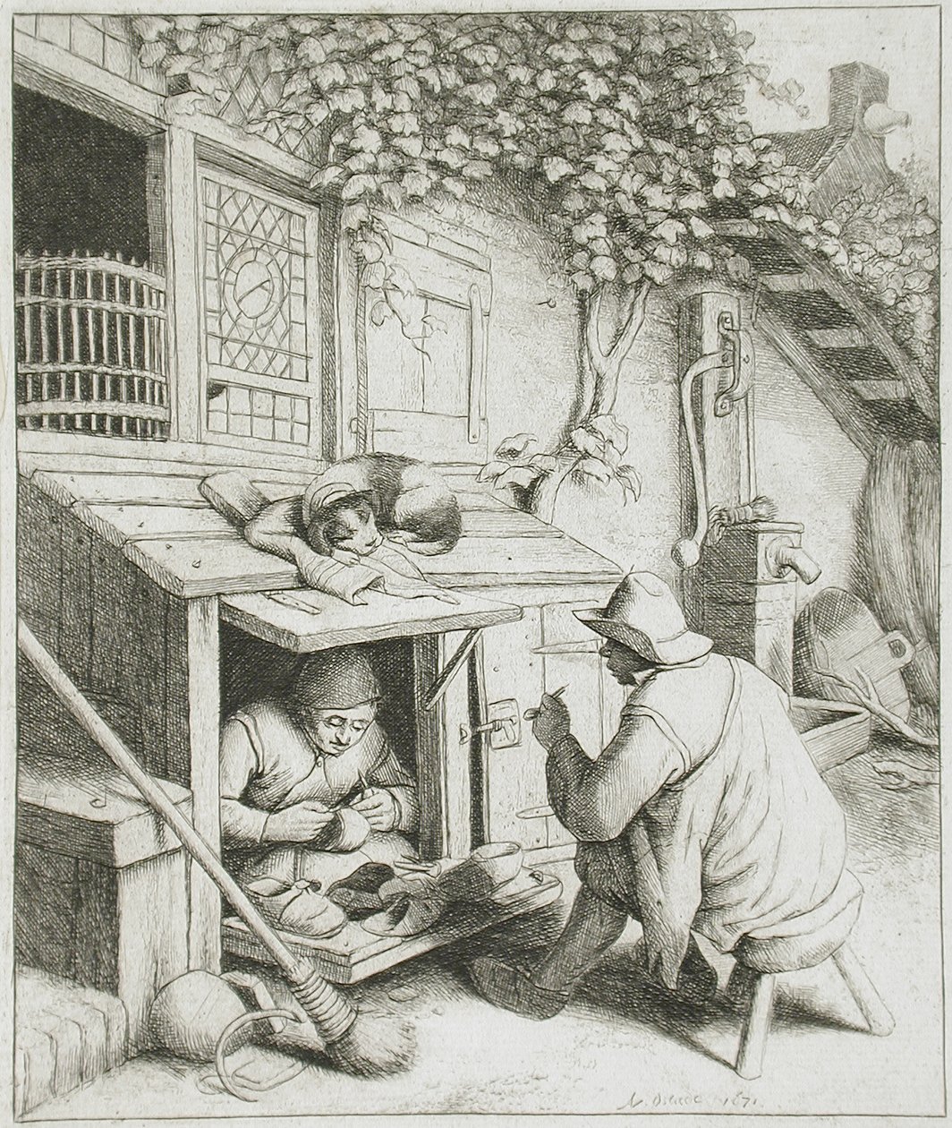 O Sapateiro de Adriaen van Ostade
