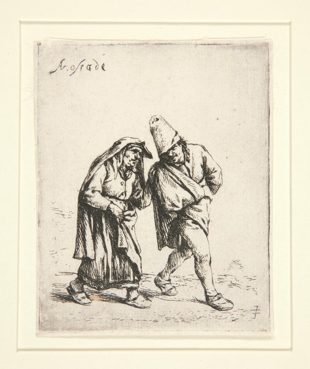 A Caminhada de Casal de Adriaen van Ostade