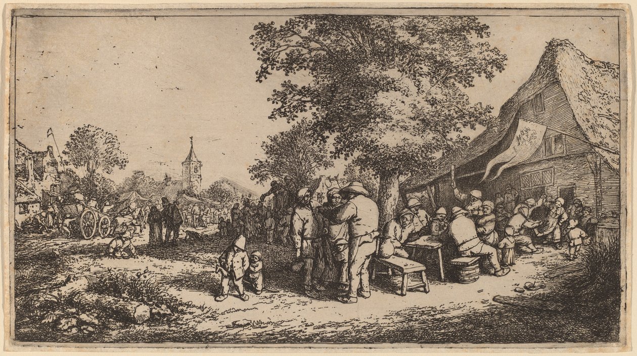 A feira de Adriaen van Ostade