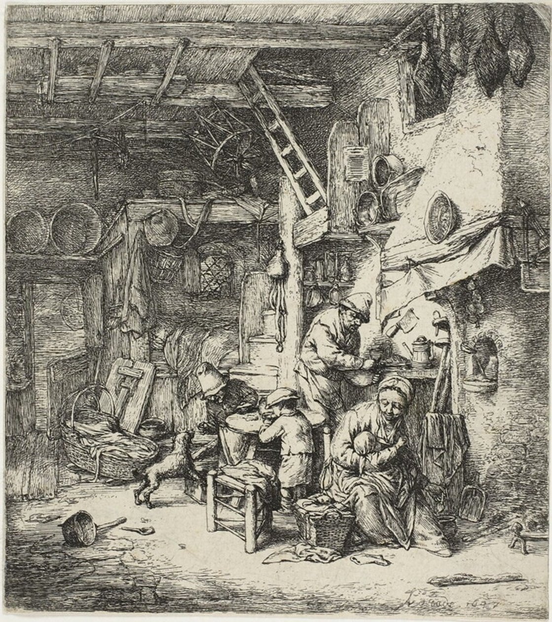 A família de Adriaen van Ostade