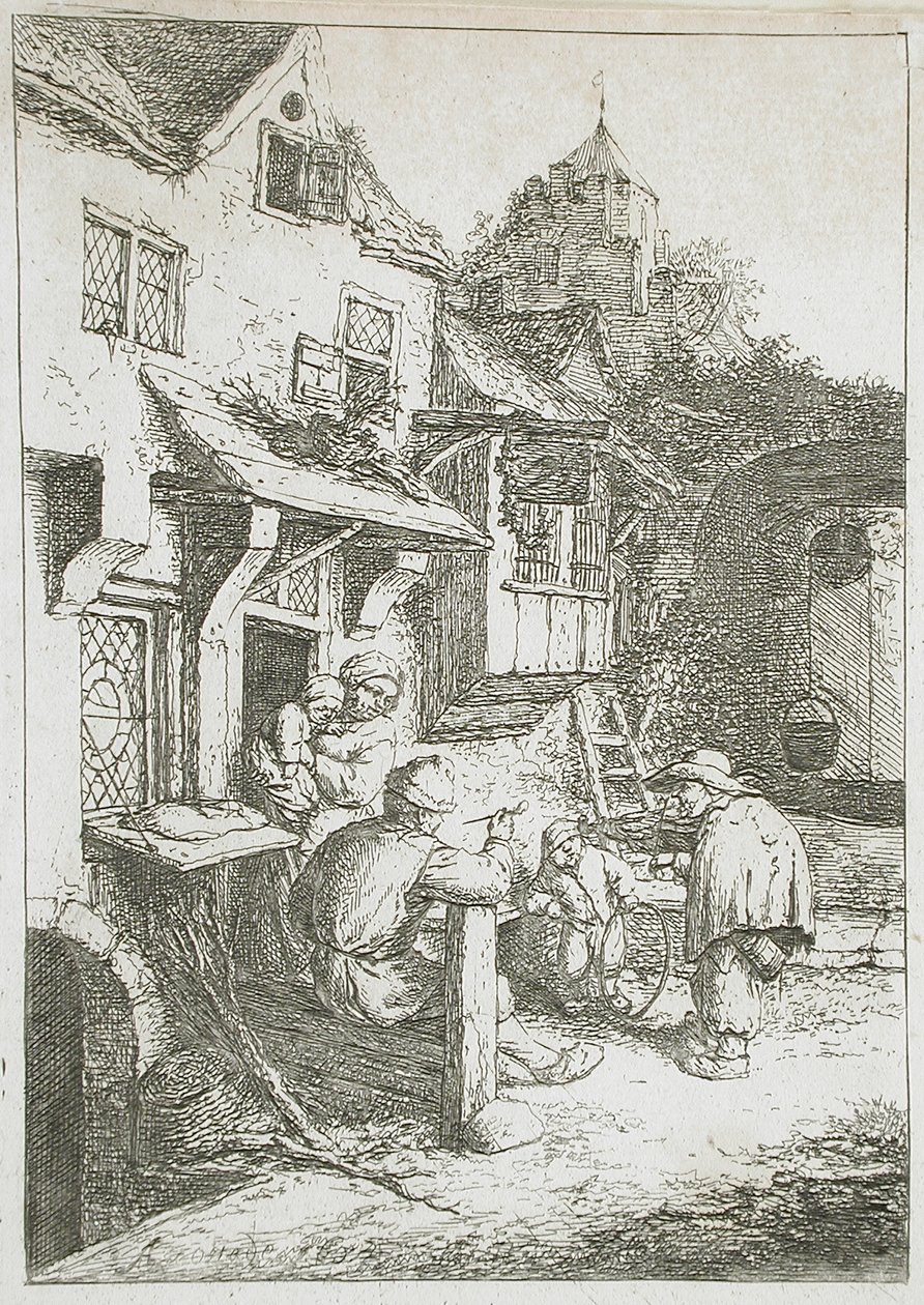 O Violinista Corcunda de Adriaen van Ostade