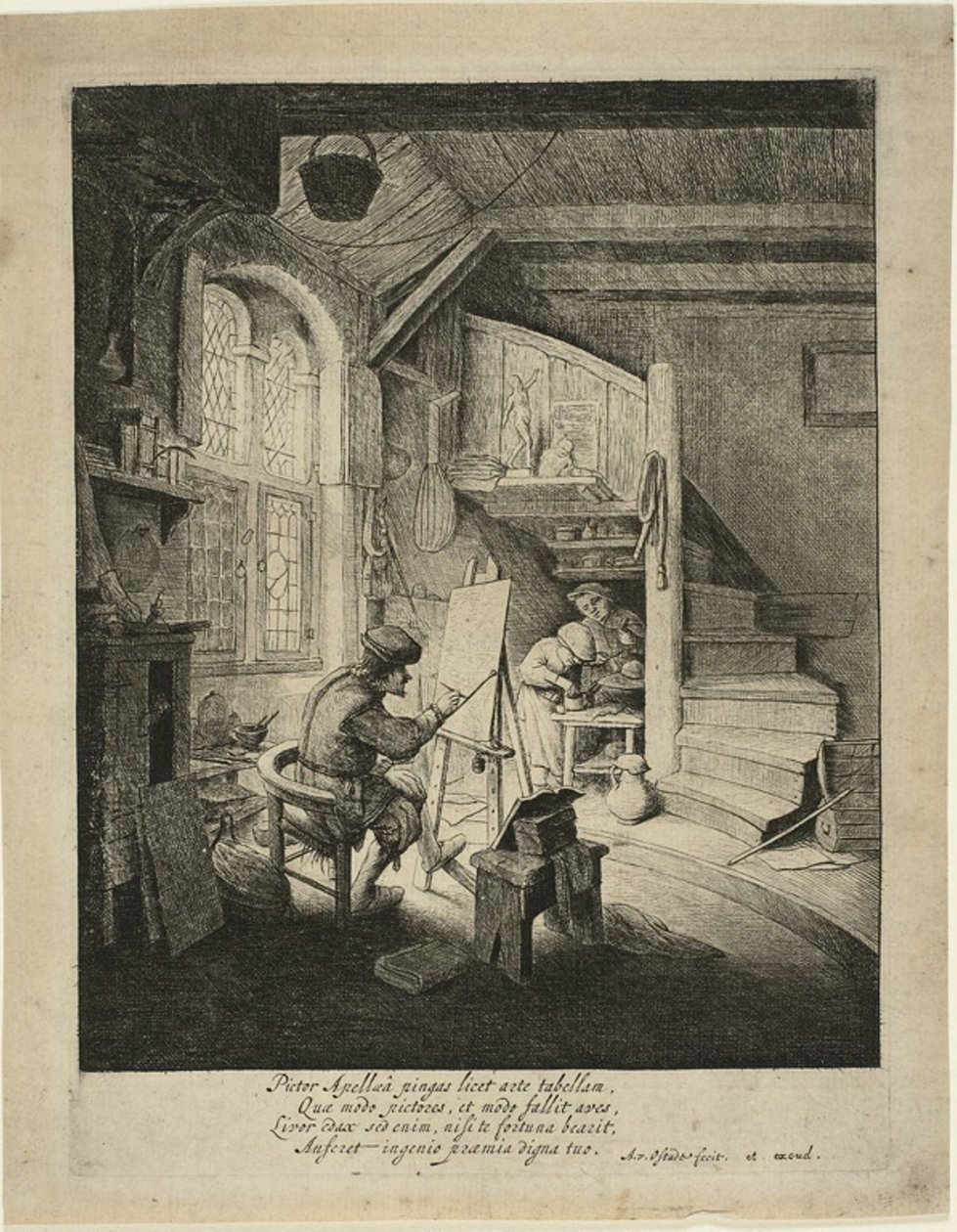 O Pintor de Adriaen van Ostade