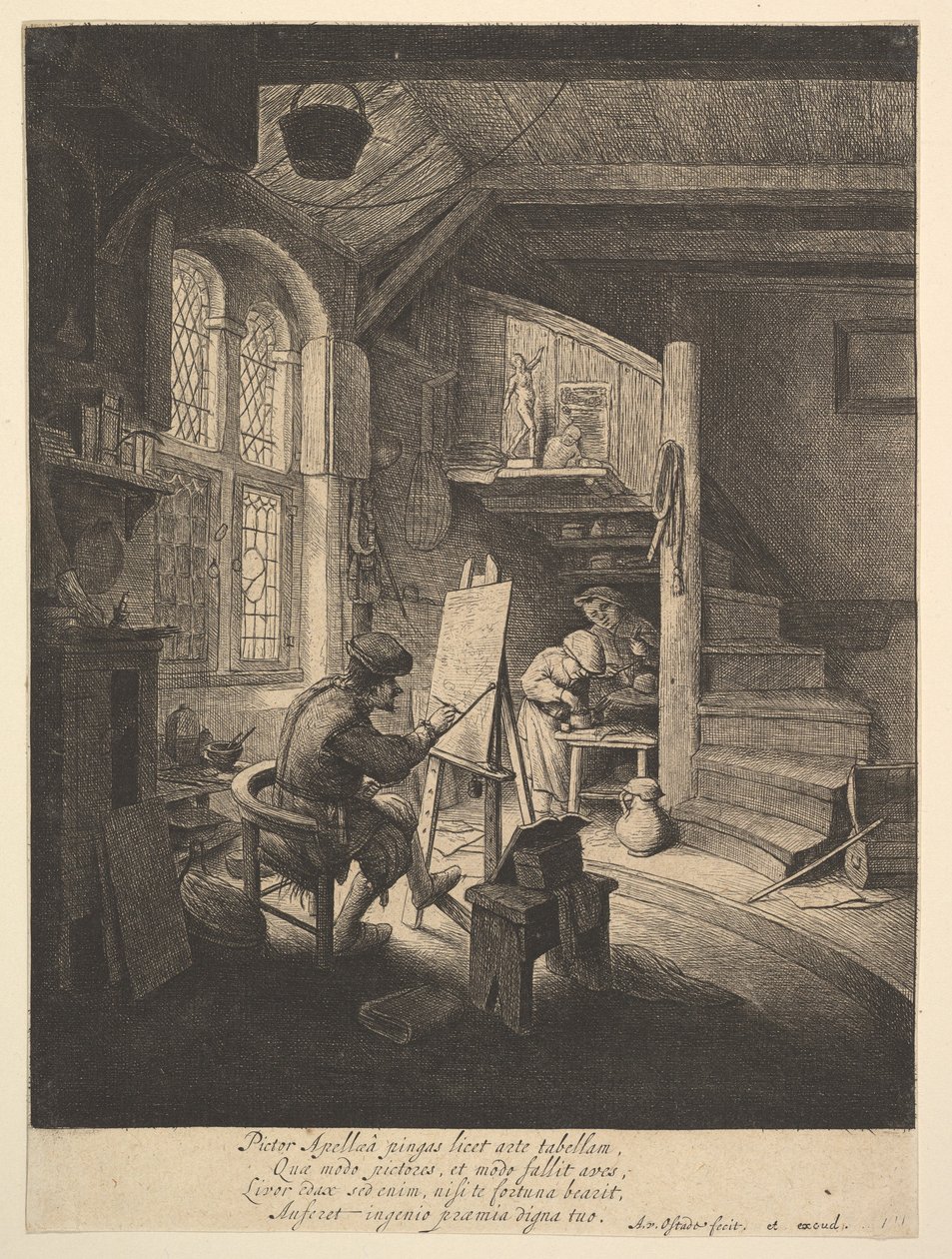 O pintor de Adriaen van Ostade