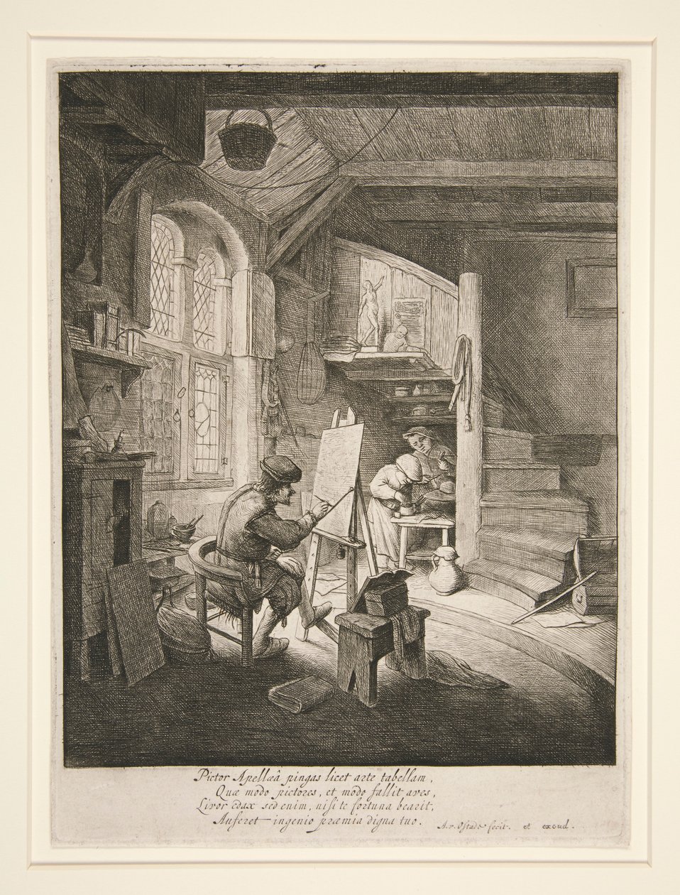 O Pintor no seu Estúdio de Adriaen van Ostade