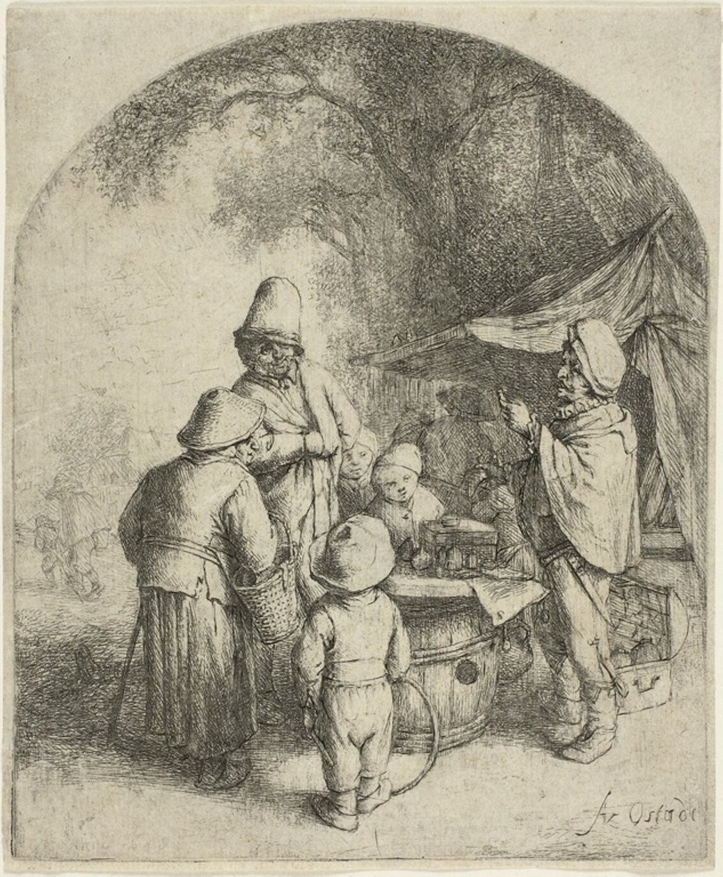 O charlatão de Adriaen van Ostade