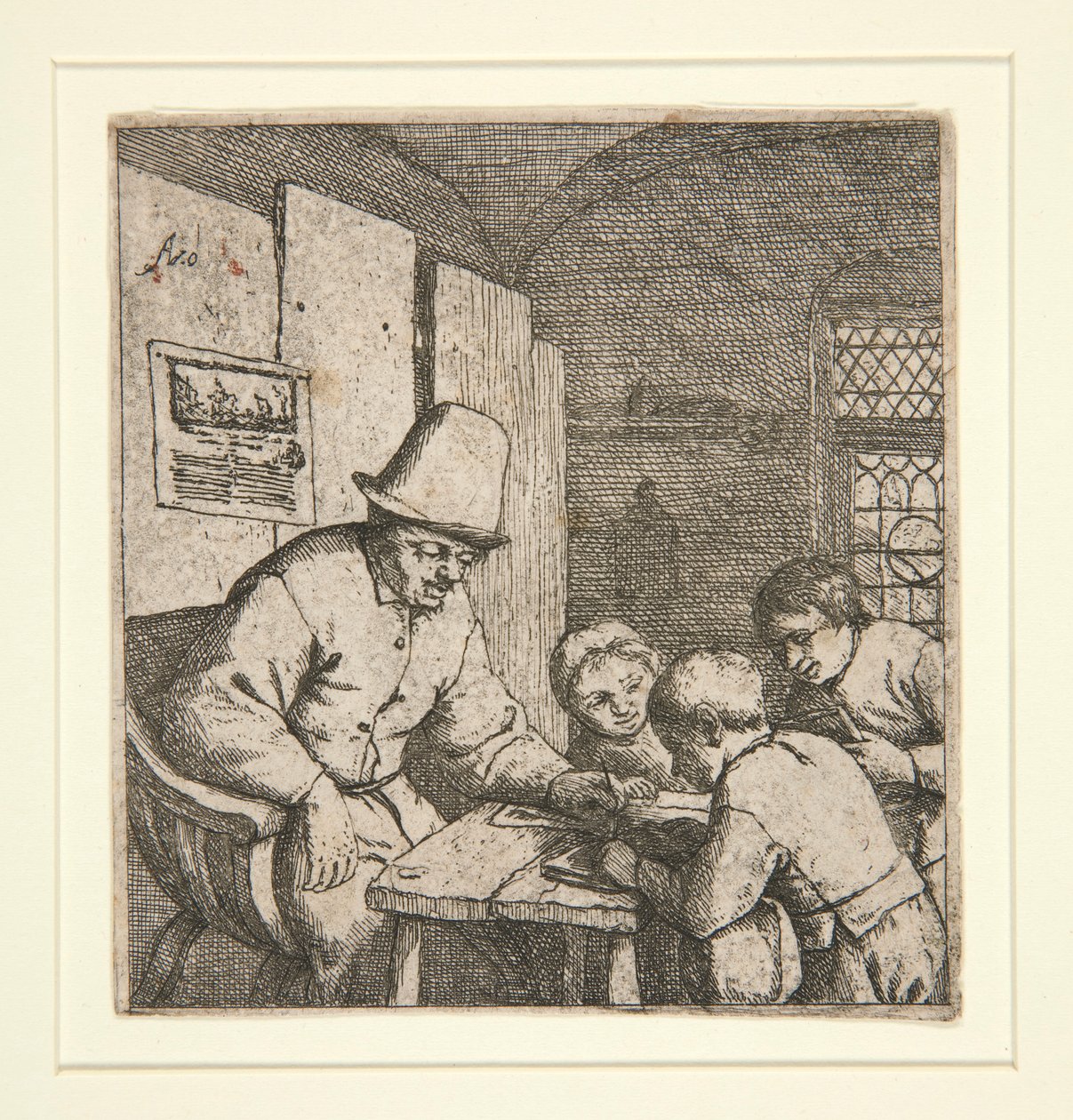 O mestre-escola de Adriaen van Ostade
