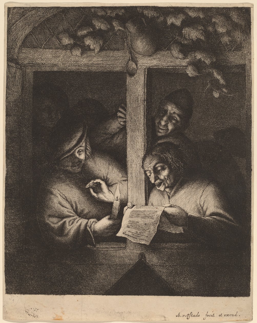 Os cantores de Adriaen van Ostade