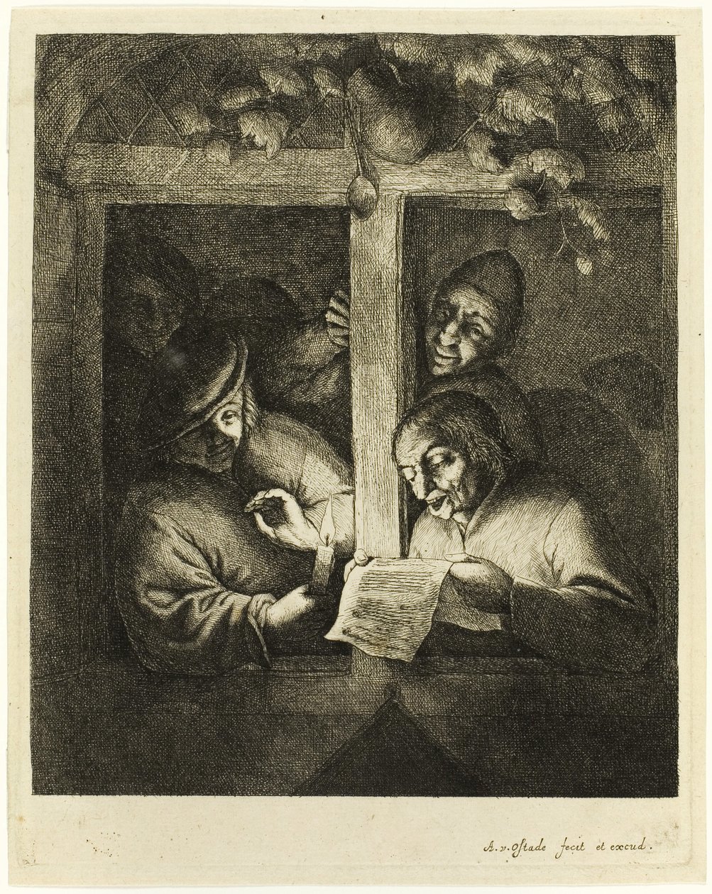 Os cantores de Adriaen van Ostade