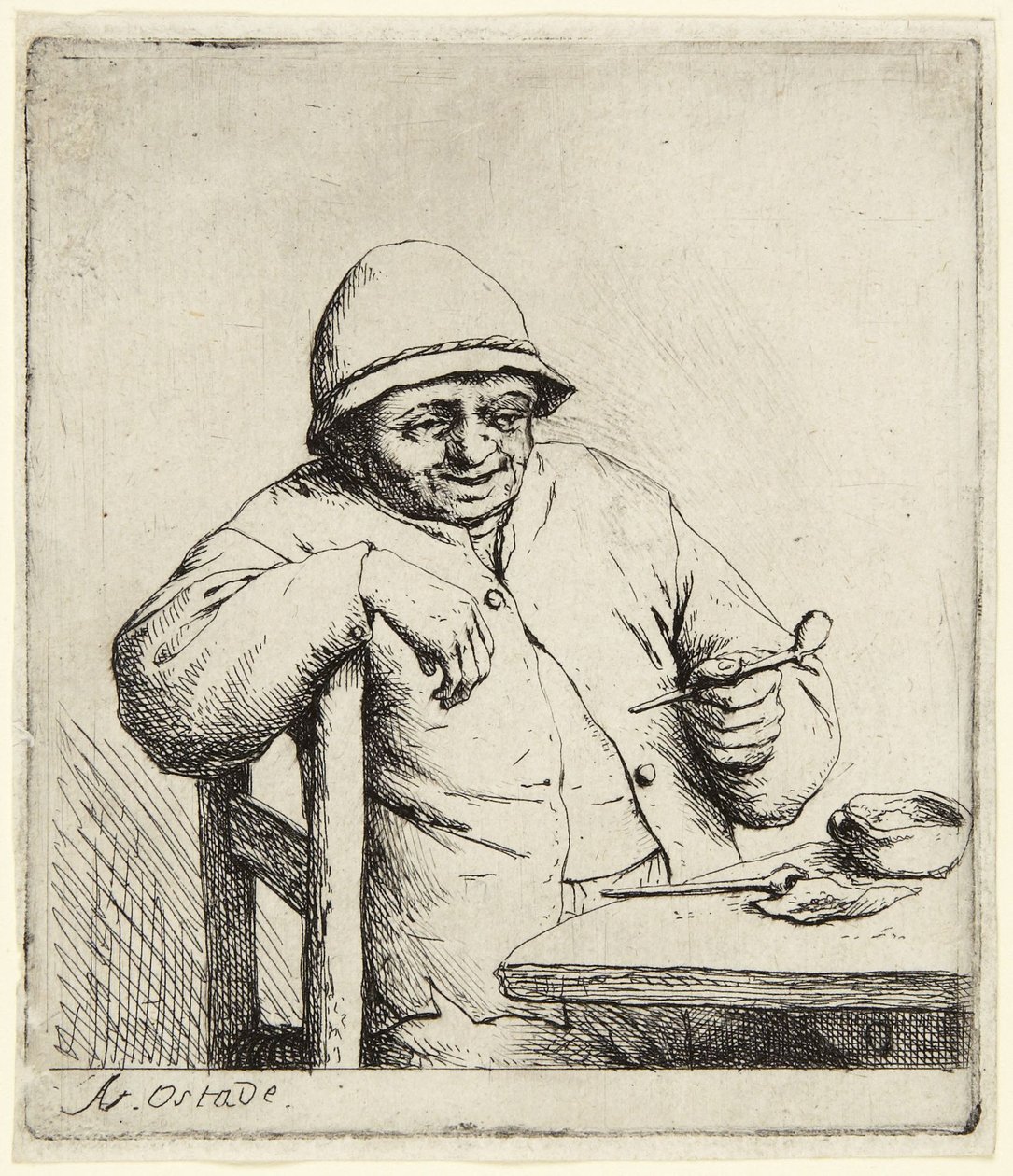O Fumador de Adriaen van Ostade