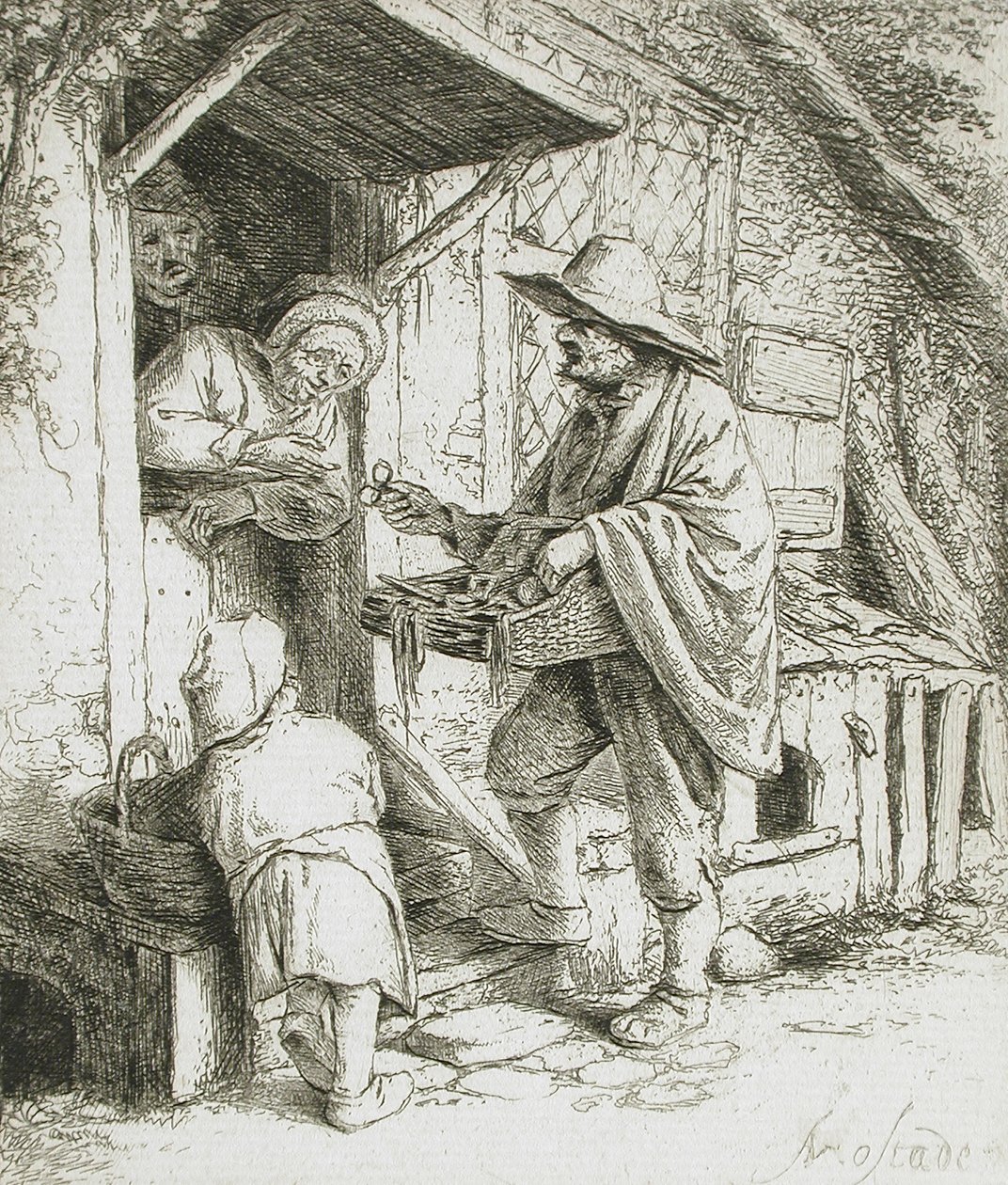 O Vendedor de Óculos de Adriaen van Ostade