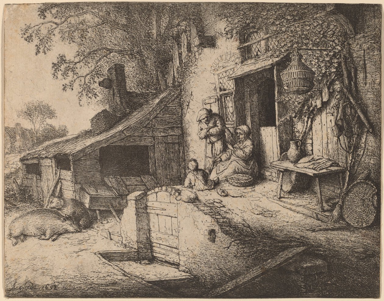 O Spinner de Adriaen van Ostade