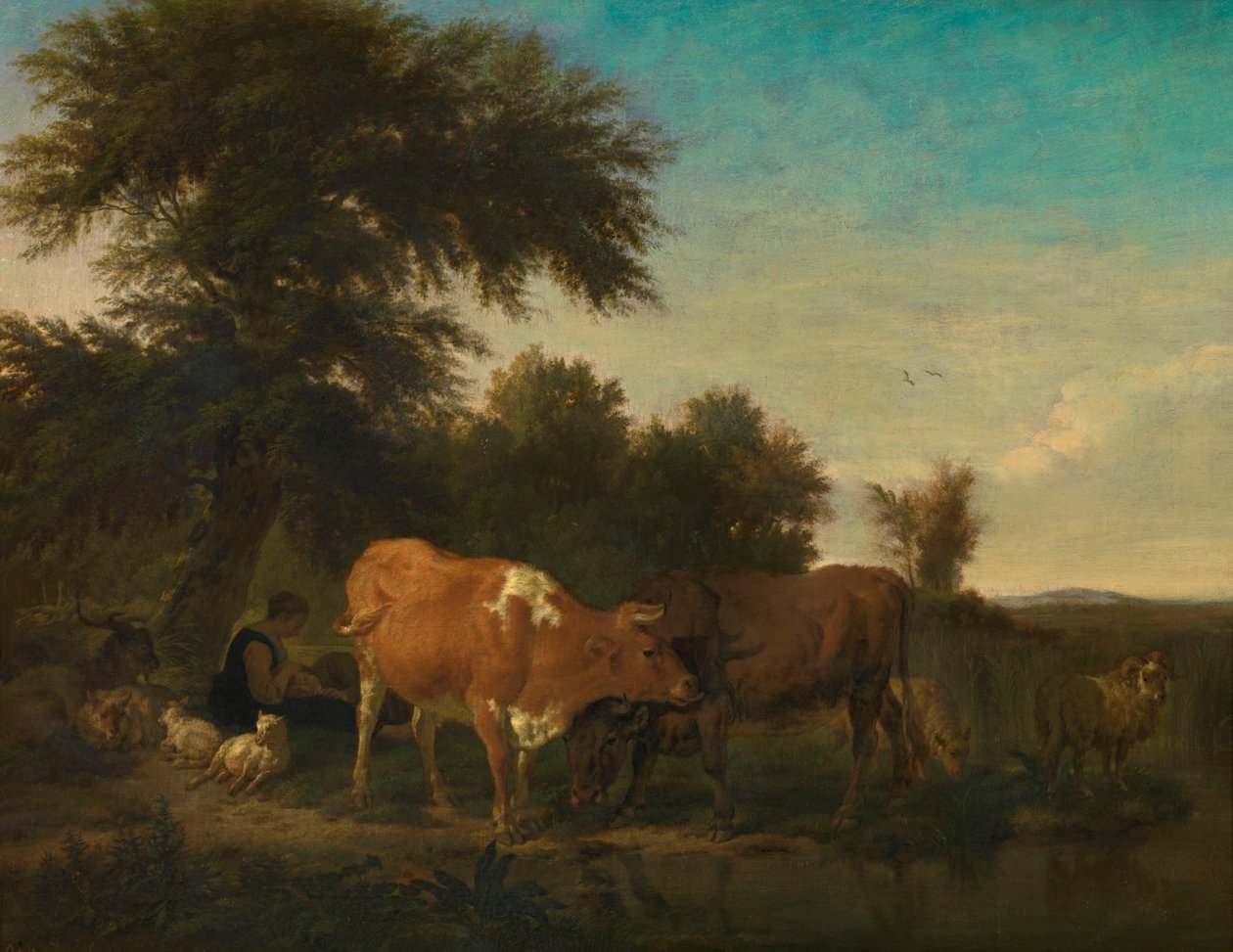Paisagem de Adriaen van de Velde