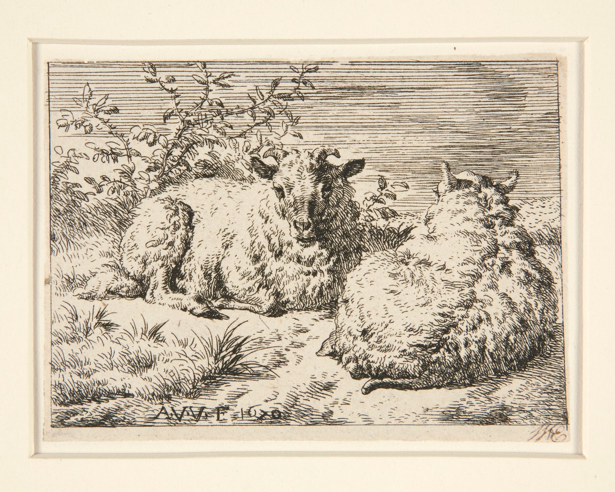 As Duas Ovelhas de Adriaen van de Velde