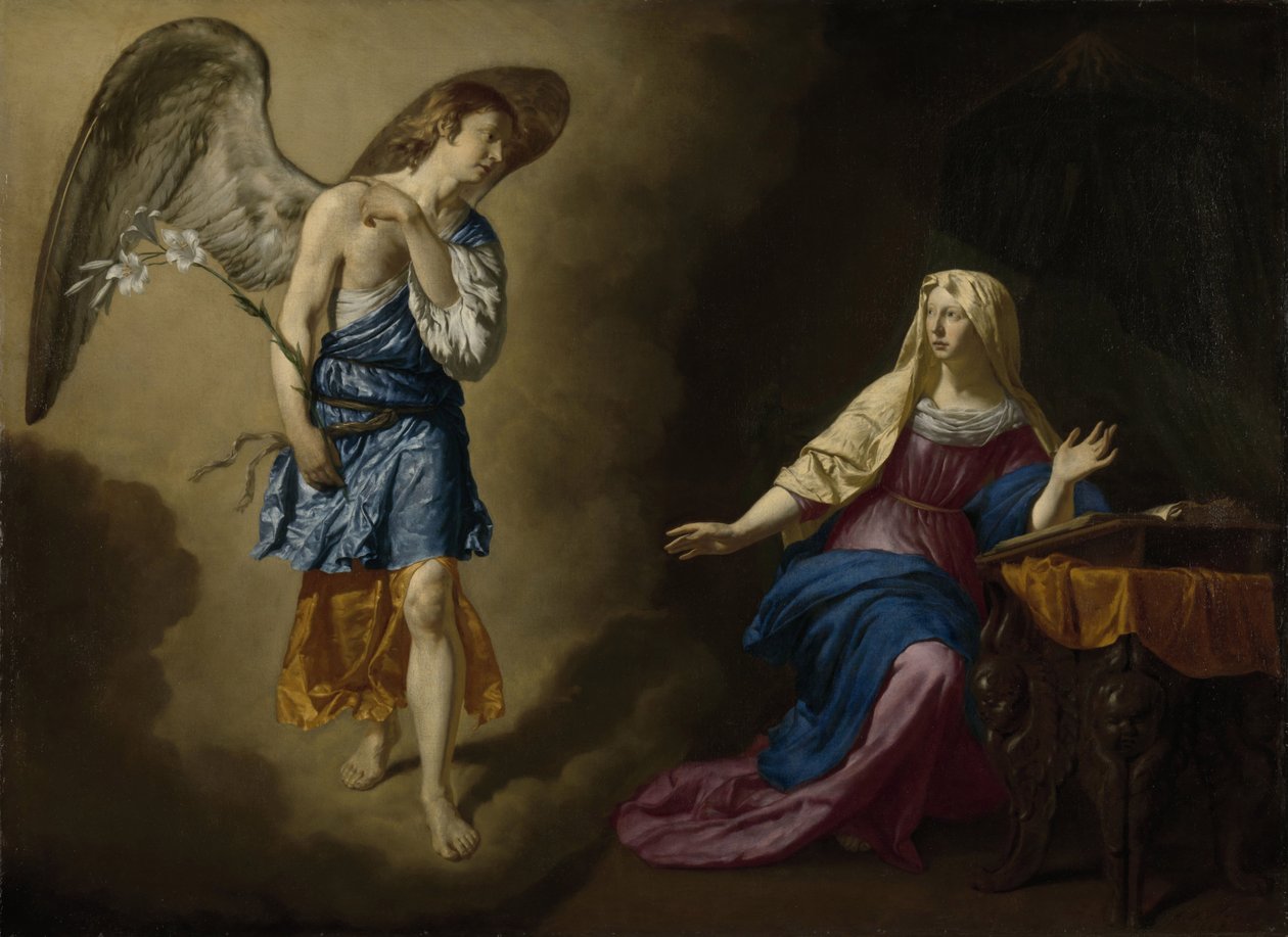 A Anunciação, 1667 de Adriaen van de Velde