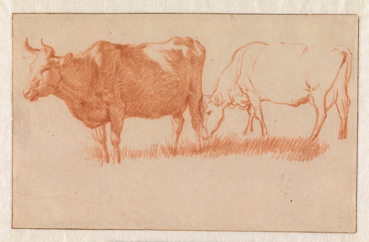 Duas vacas de Adriaen van de Velde