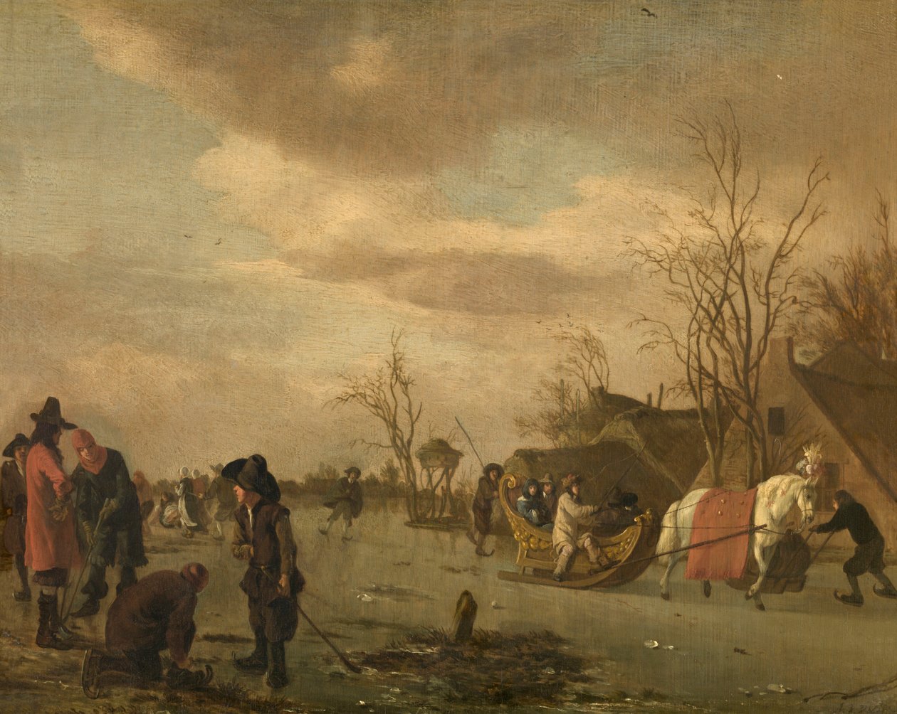 Prazeres de Inverno de Adriaen van de Velde