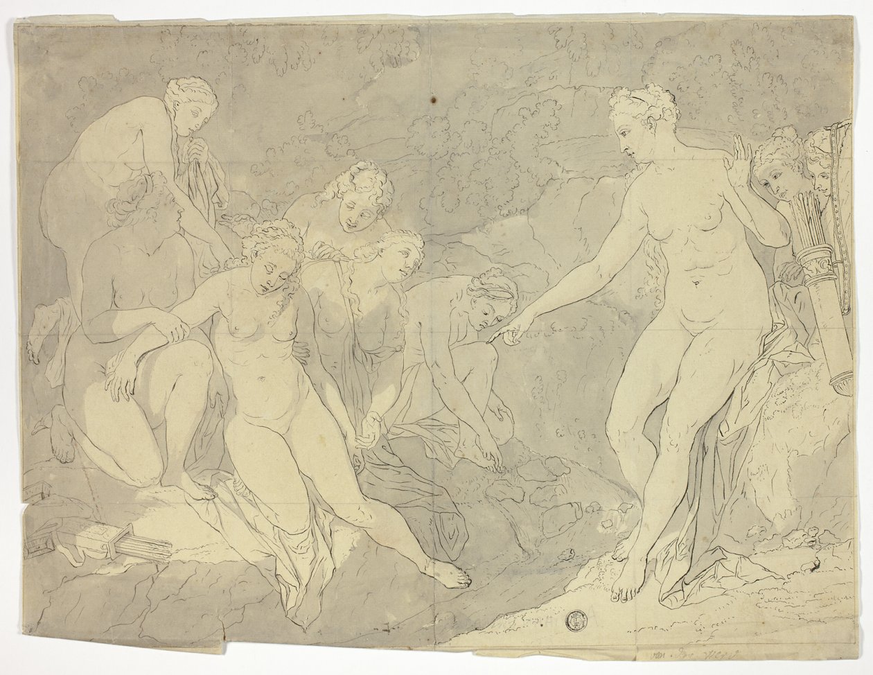 Diana e Calisto de Adriaen van der Werff