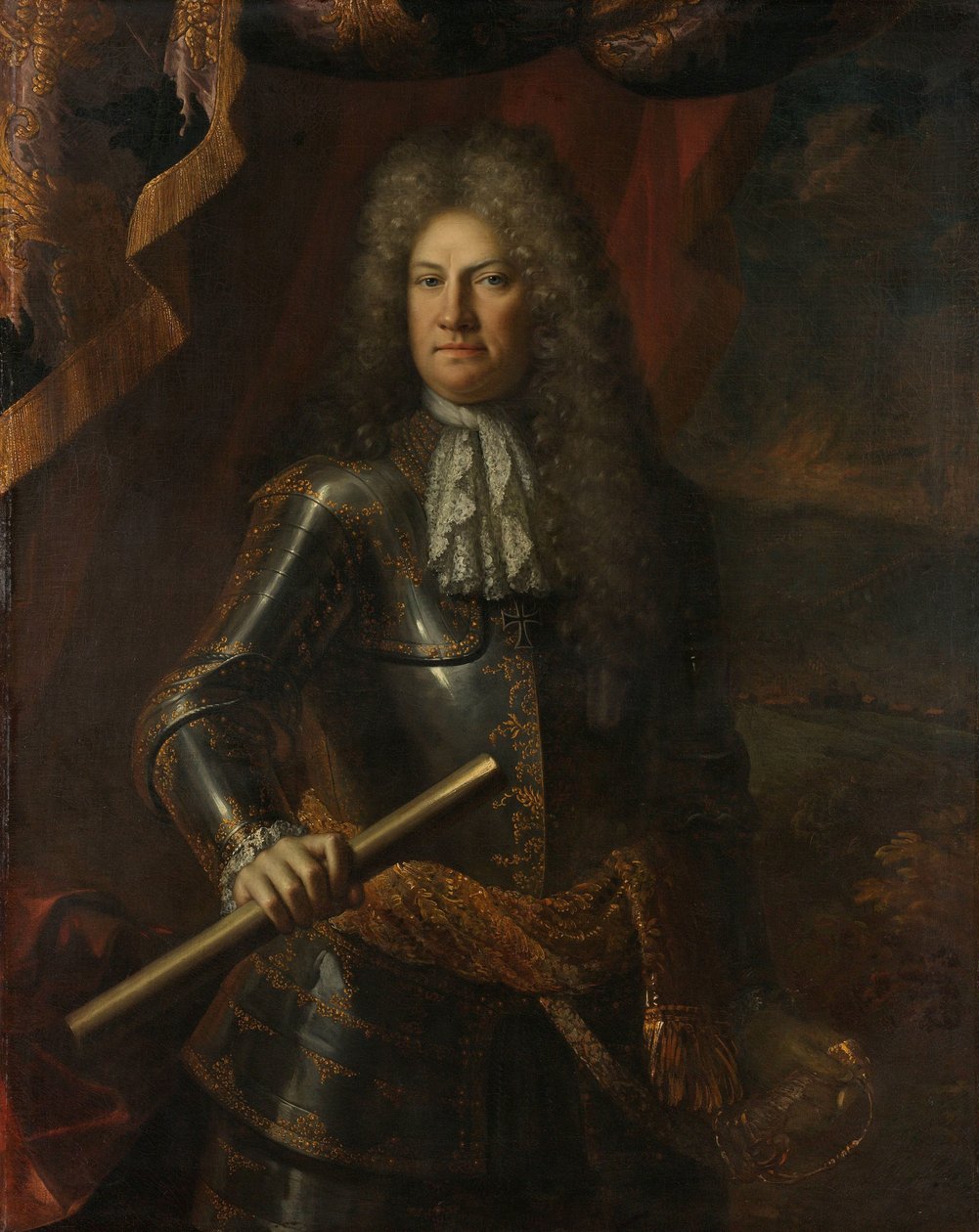 Retrato do tenente-general Godard van Reede, Senhor de Amerongen de Adriaen van der Werff