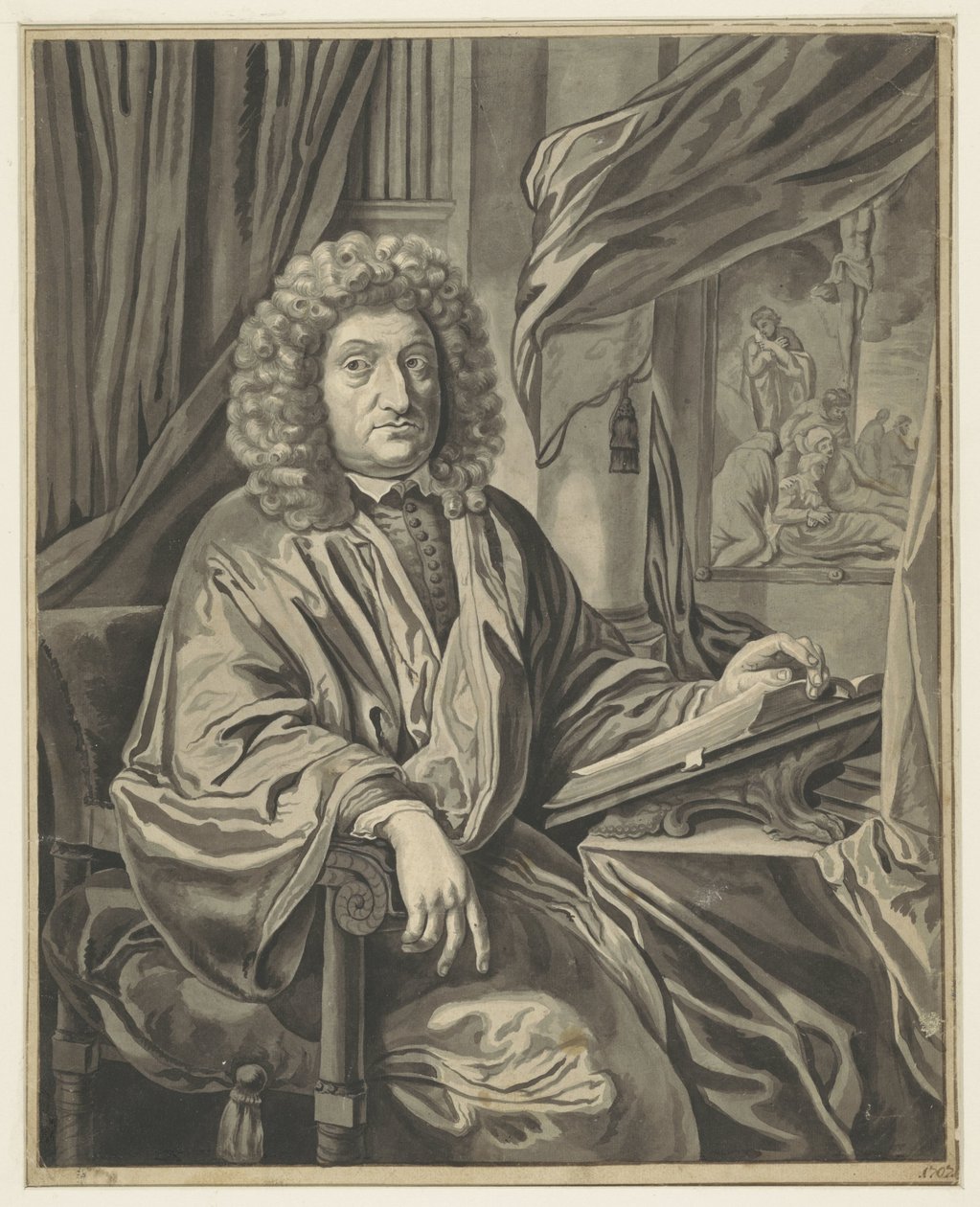 Retrato de Johannes Roos de Adriaen van der Werff