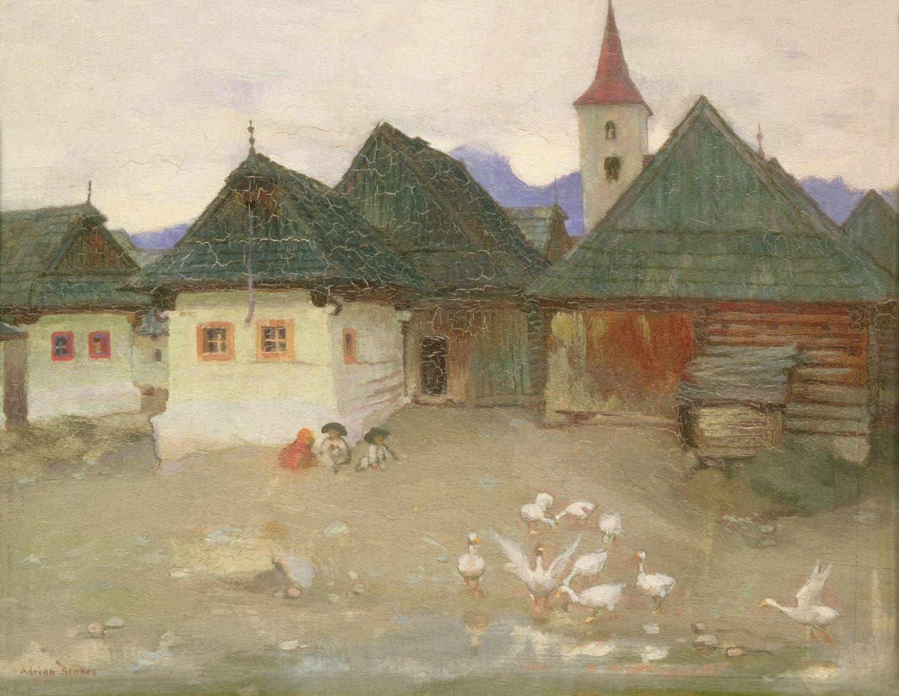 De nossas janelas em Vazsecz, c.1905-09 de Adrian Scott Stokes