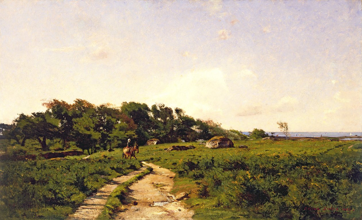 O coletor de algas, 1882 de Adrian Scott Stokes