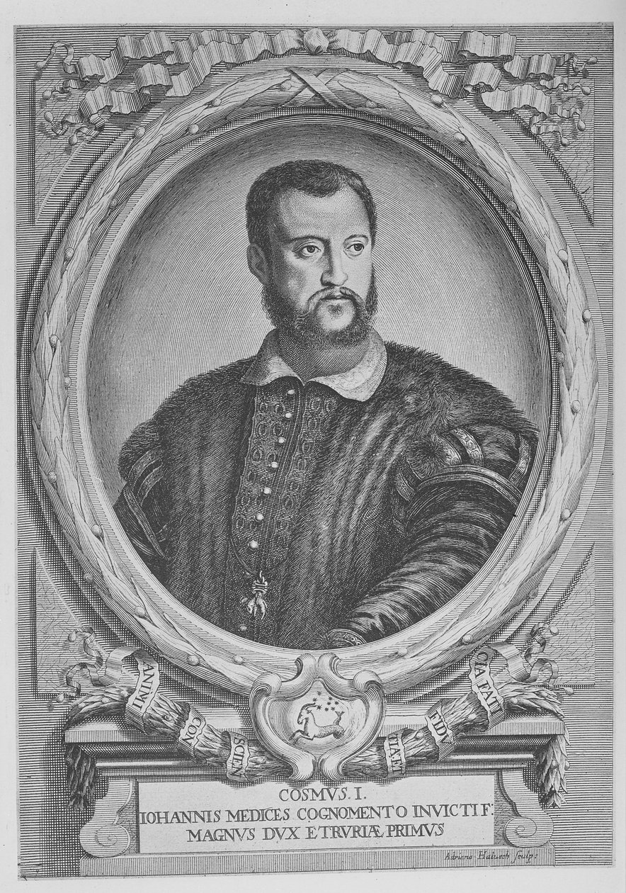 Cosimo I de&39;Medici, grão-duque da Toscana de Adrian Haelwegh