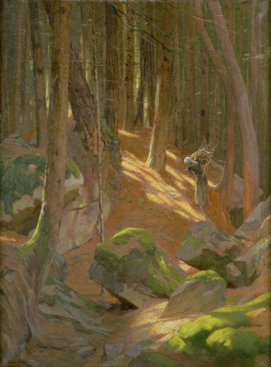 Crepúsculo em uma floresta de Adrian Scott Stokes